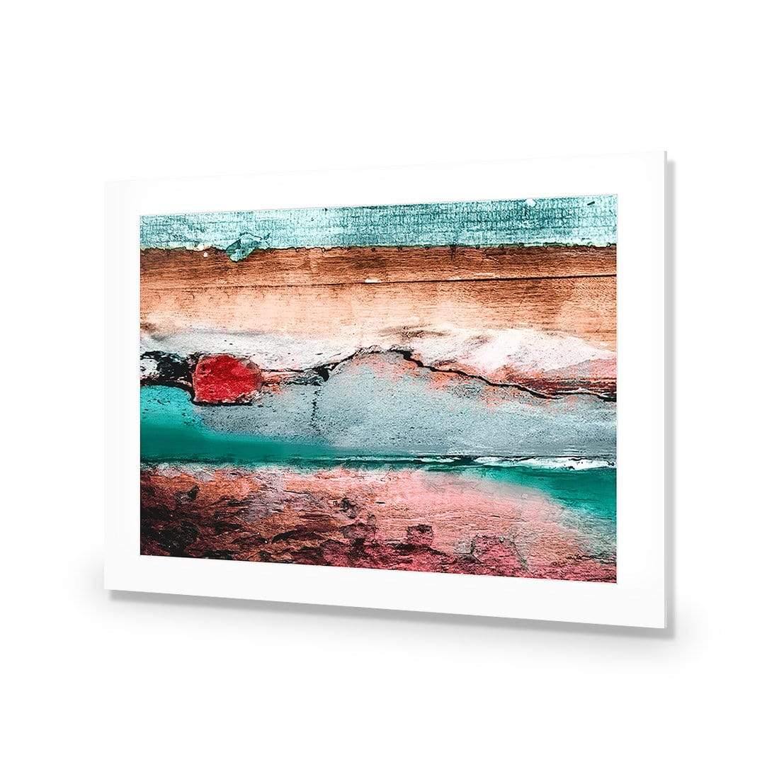 Careless Wood, Teal Brown - Wall Art Designs - 1531_BR_H WAD_AP - 030 - MAT_45x30_NONE