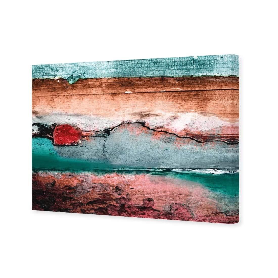 Careless Wood, Teal Brown - Wall Art Designs - 1531_BR_H WAD_CP - MPY - 260 - M - S - S_45x30_NONE