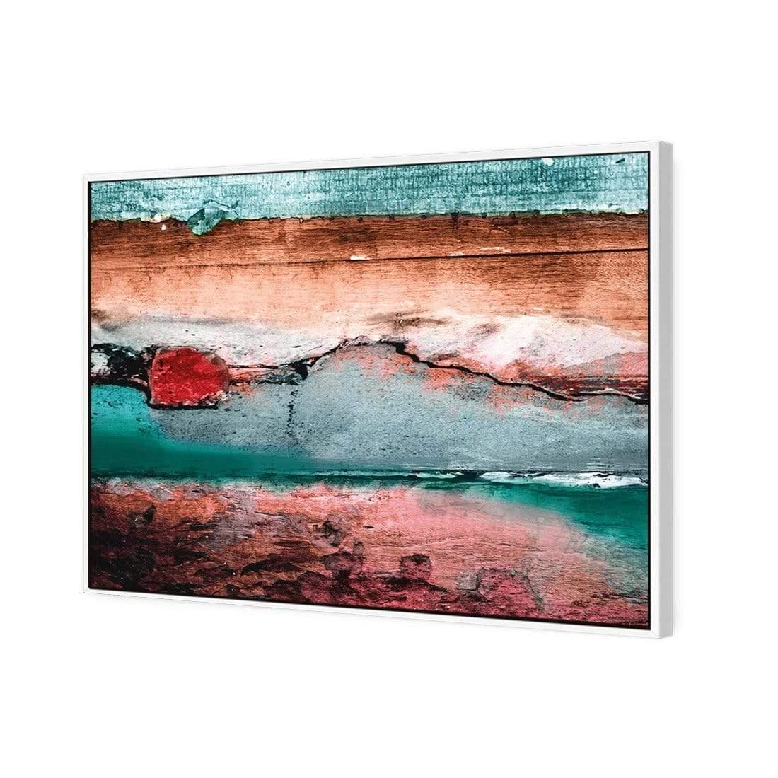 Careless Wood, Teal Brown - Wall Art Designs - 1531_BR_H WAD_CP - MPY - 260 - M - S - S_45x30_S - 1550 - WHT