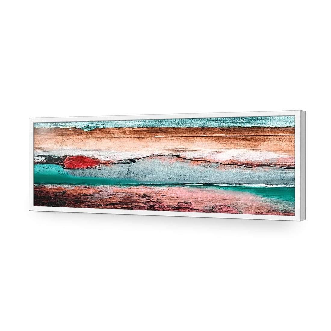 Careless Wood, Teal Brown (long) - Wall Art Designs - 1531_BL_H WAD_AP - 030 - EDG_90x30_S - 2538 - WHT