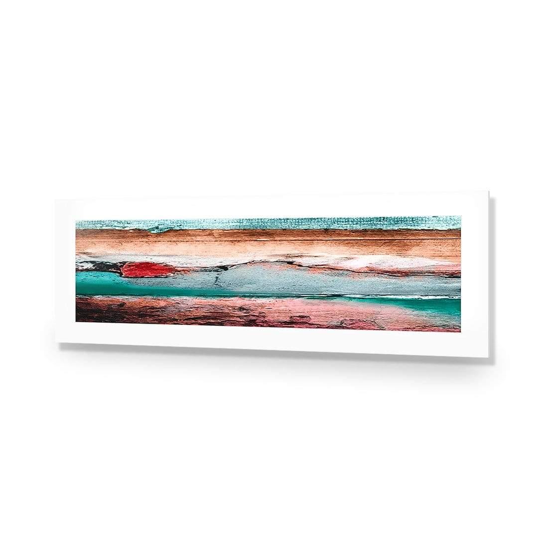 Careless Wood, Teal Brown (long) - Wall Art Designs - 1531_BL_H WAD_AP - 030 - MAT_90x30_NONE