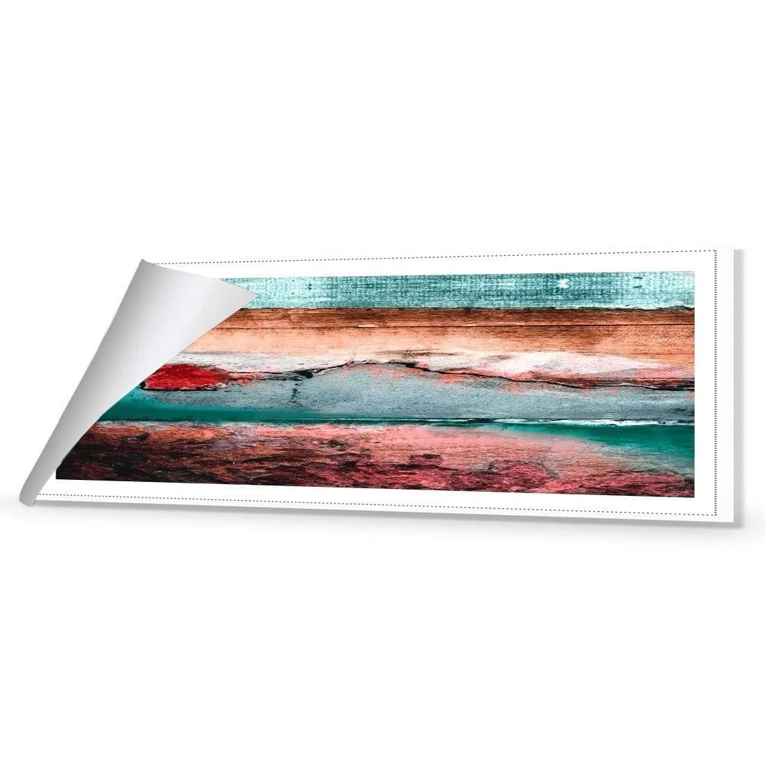 Careless Wood, Teal Brown (long) - Wall Art Designs - 1531_BL_H WAD_CP - MPY - 260 - M - R_60x20_NONE