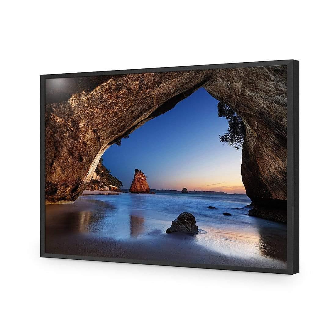 Cathedral Cove NZ Acrylic Art - Wall Art Designs - 3976AR_H WAD - ACC - EDG - 90x59 - BLK