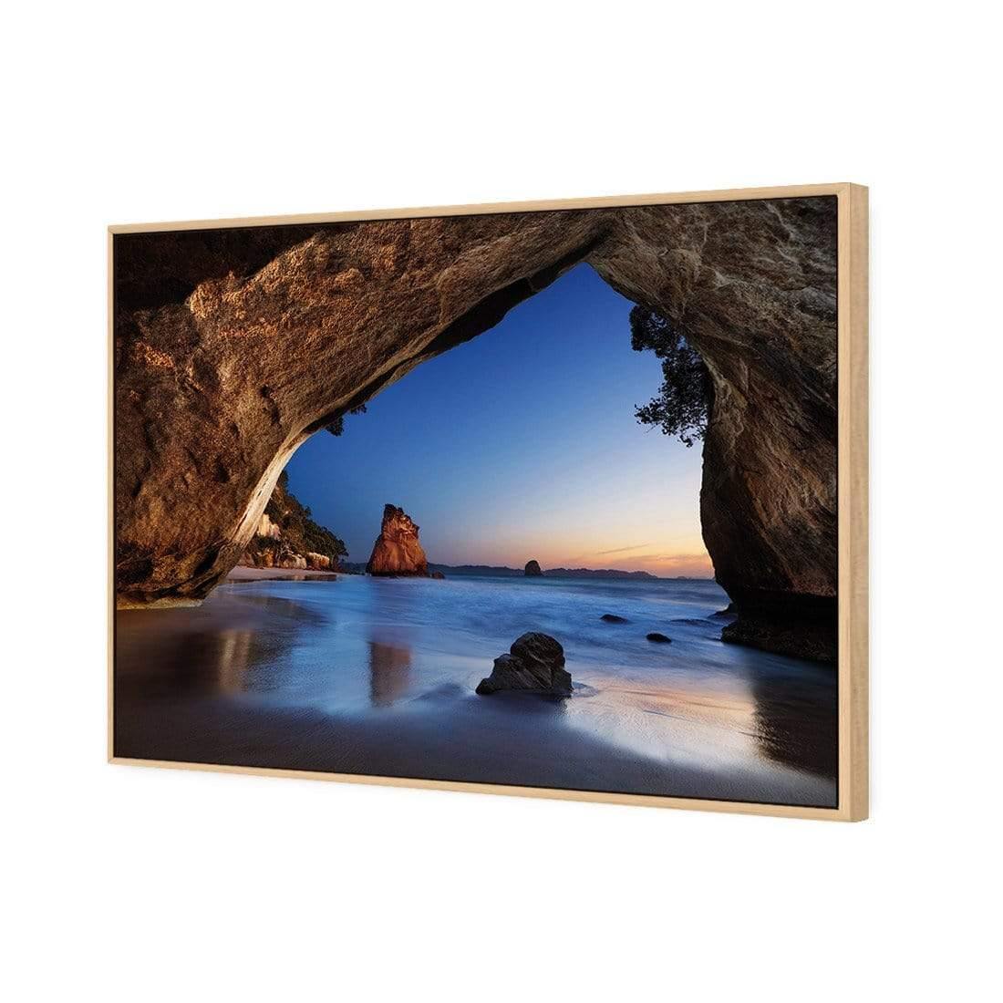 Cathedral Cove NZ Canvas Art - Wall Art Designs - 3976AR_H WAD - CP - FF - 90x59 - OAK