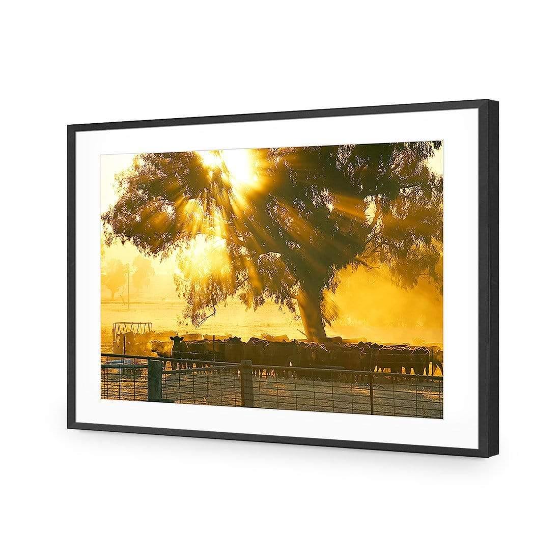 Cattle Ranch - Wall Art Designs - 1451_AR_H WAD_AP - 030 - MAT_45x30_S - 2538 - BLK