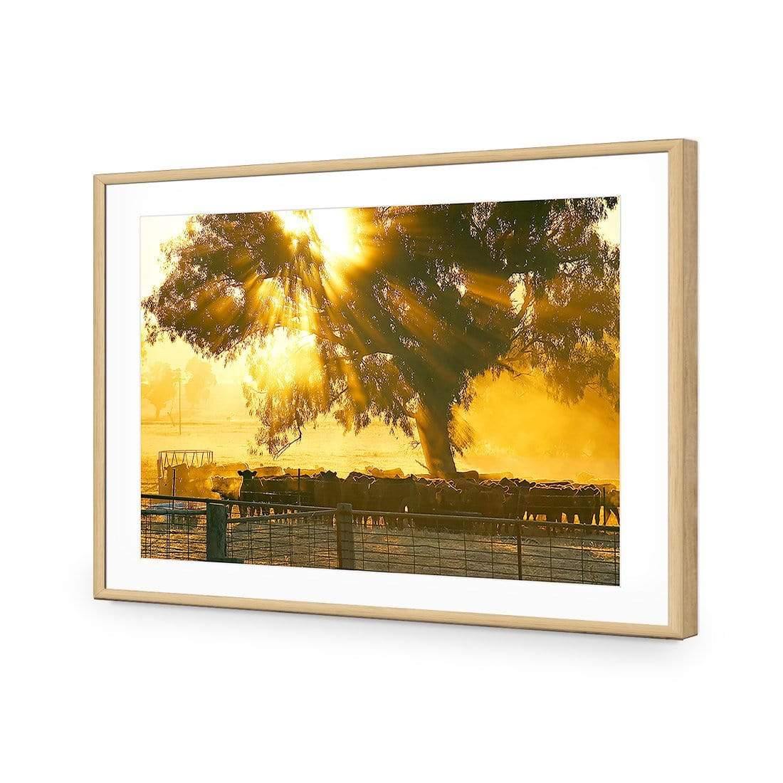 Cattle Ranch - Wall Art Designs - 1451_AR_H WAD_AP - 030 - MAT_45x30_S - 2538 - OAK