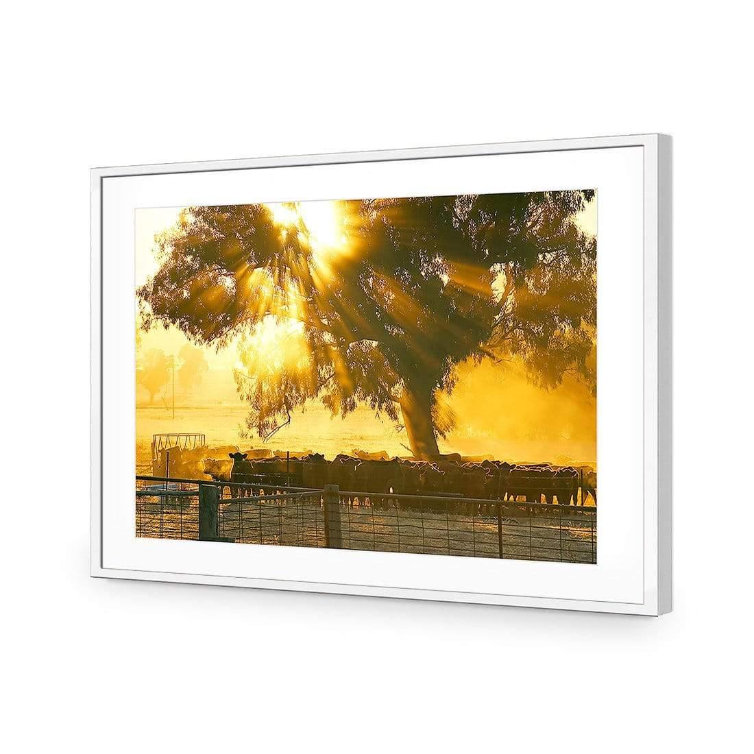 Cattle Ranch - Wall Art Designs - 1451_AR_H WAD_AP - 030 - MAT_45x30_S - 2538 - WHT