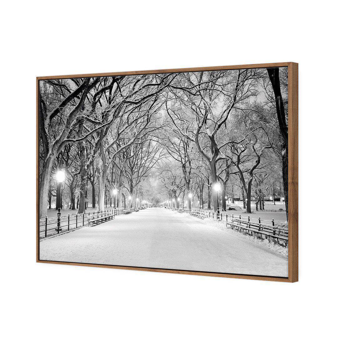 Central Park Dawn in Snow Canvas Art - Wall Art Designs - 3345_AR_H WAD_CP - MPY - 260 - M - S - S_45x30_S - 1550 - NAT