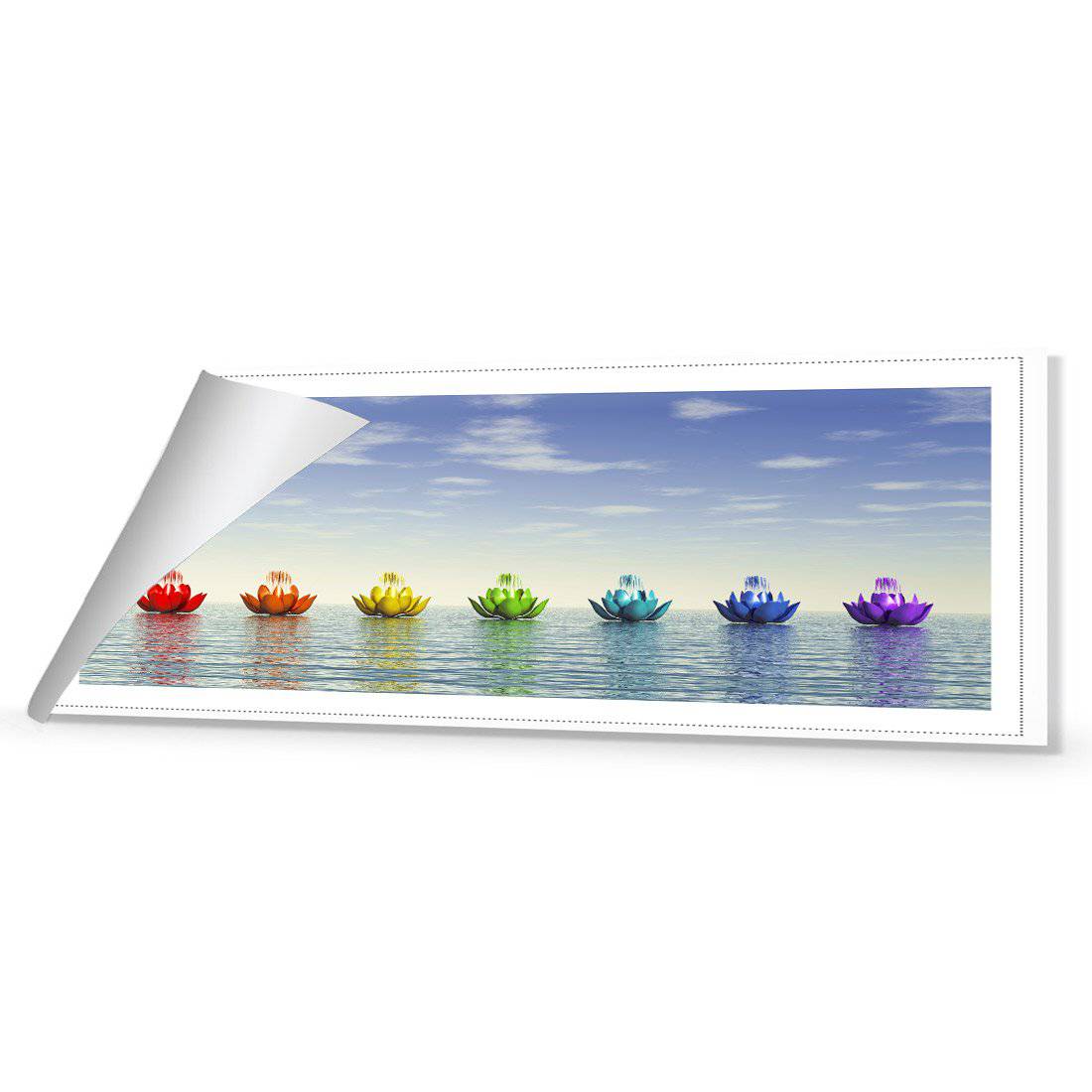 Chakra Lotus Canvas Art - Wall Art Designs - 2894_AL_H WAD_CP - MPY - 260 - M - R_60x20_NONE