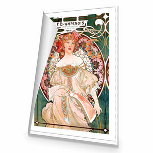 Champenois By Alphonse Mucha | Standard Canvas | No Frame | Rolled Canvas
