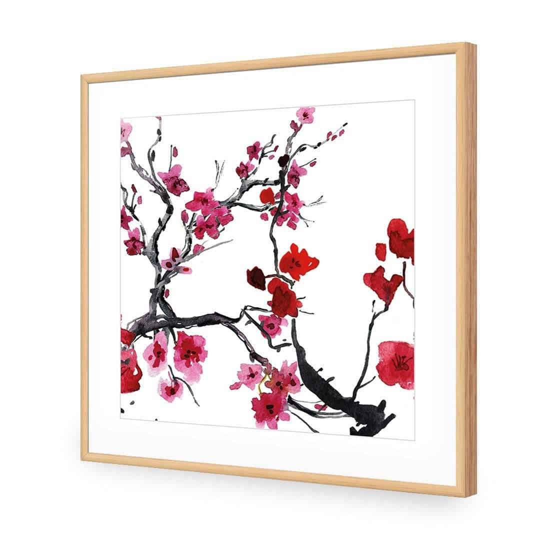 Cherry Blossom (square) - Wall Art Designs - 2156_AS_Q WAD_AP - 030 - MAT_37x37_S - 2538 - OAK