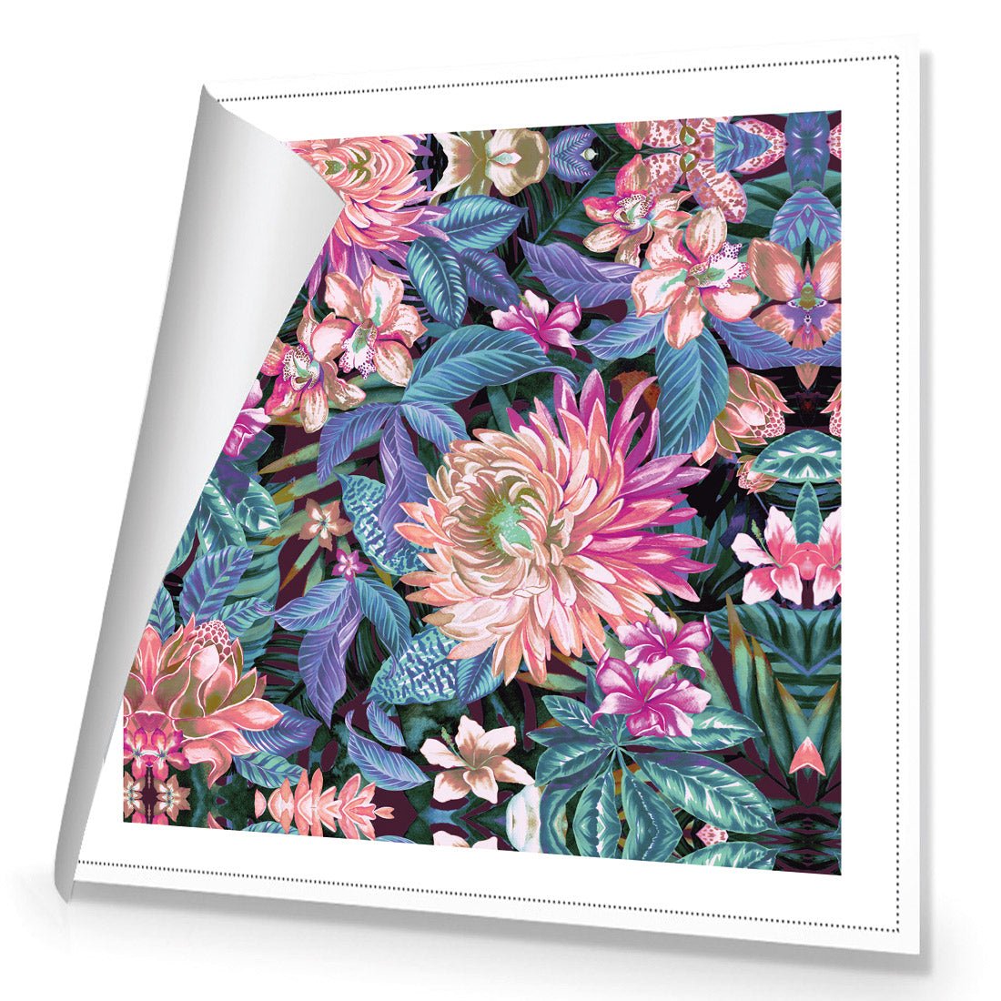 Chrysanthemums (square) - Wall Art Designs - 2173_AS_Q WAD_CP - MPY - 260 - M - S - S_37x37_NONE