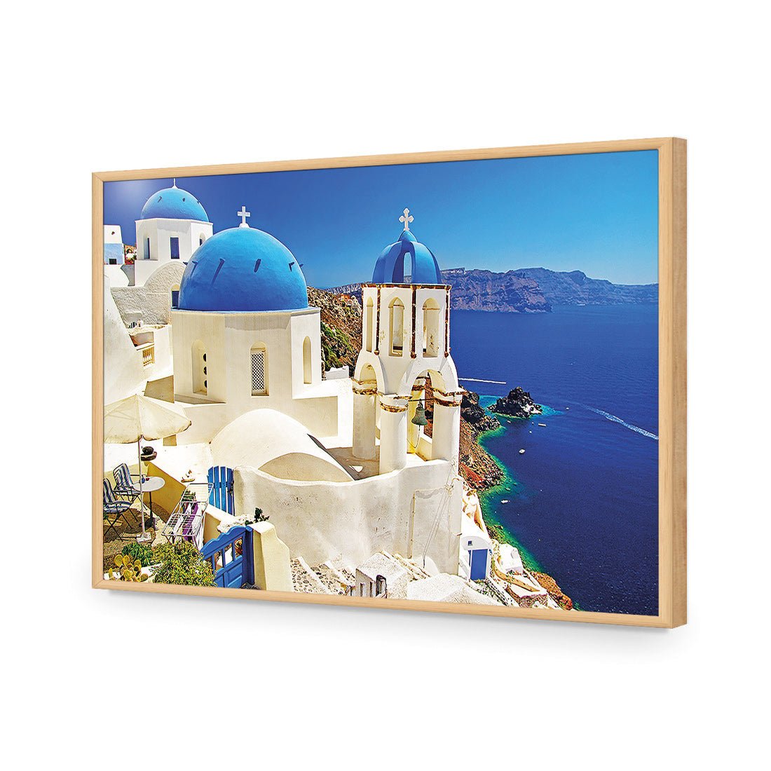 Churches of Santorini - Wall Art Designs - 2139_AR_H WAD_AP - 030 - EDG_45x30_S - 2538 - OAK