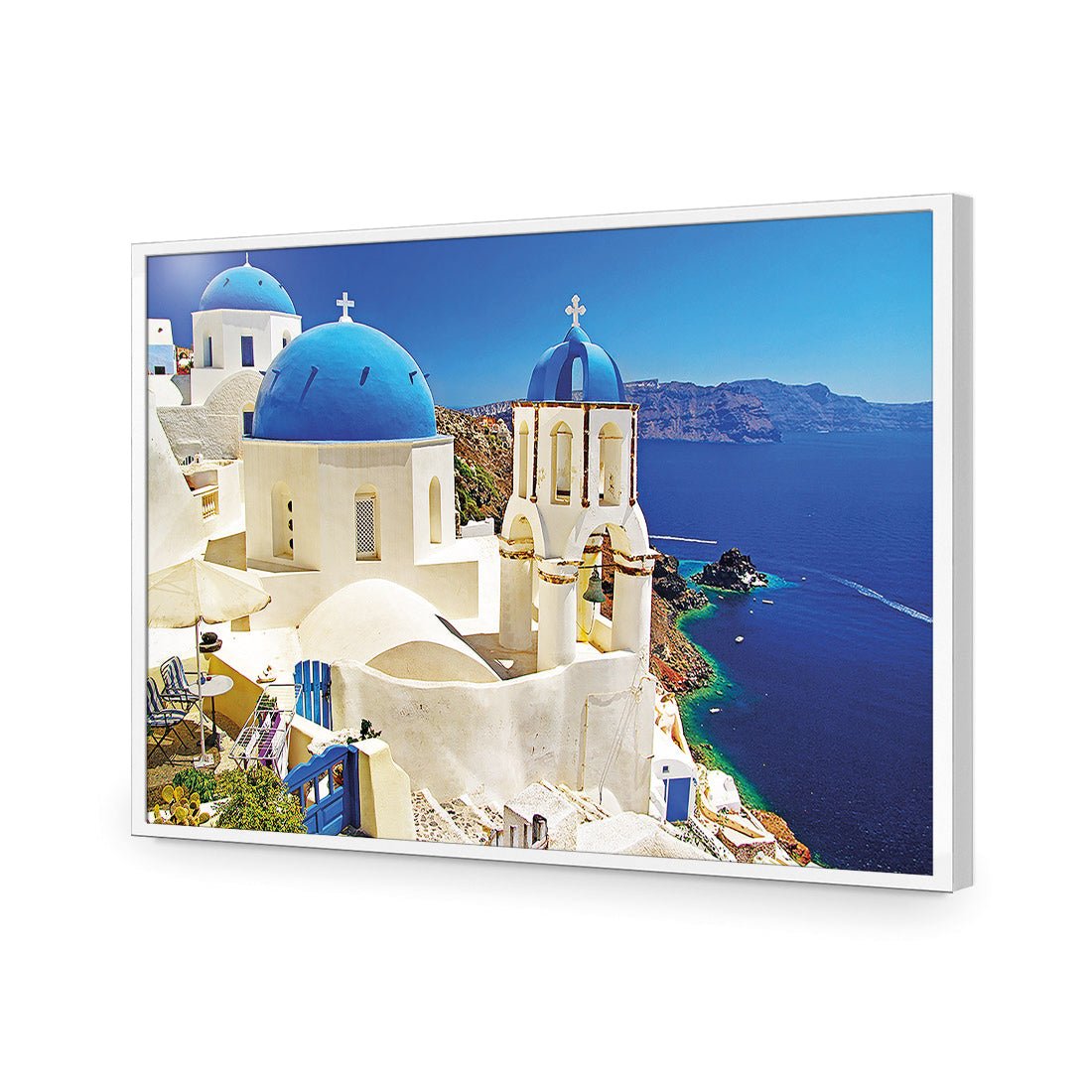 Churches of Santorini - Wall Art Designs - 2139_AR_H WAD_AP - 030 - EDG_45x30_S - 2538 - WHT