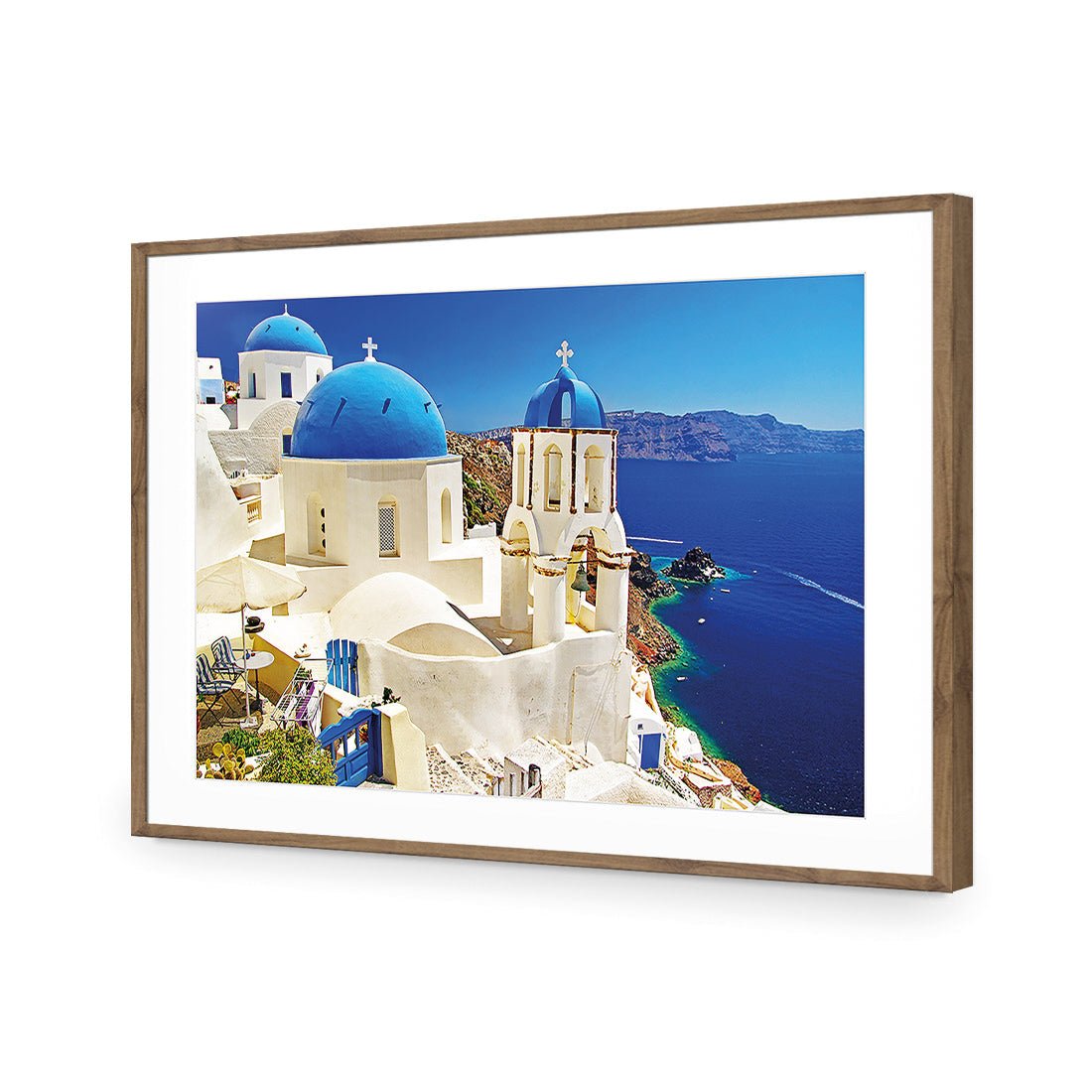 Churches of Santorini - Wall Art Designs - 2139_AR_H WAD_AP - 030 - MAT_45x30_S - 2538 - NAT