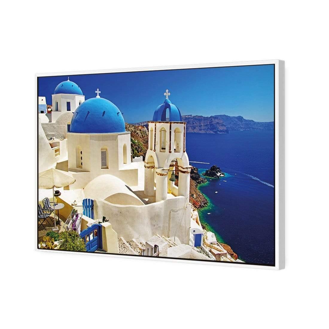 Churches of Santorini - Wall Art Designs - 2139_AR_H WAD_CP - MPY - 260 - M - S - S_45x30_S - 1550 - WHT