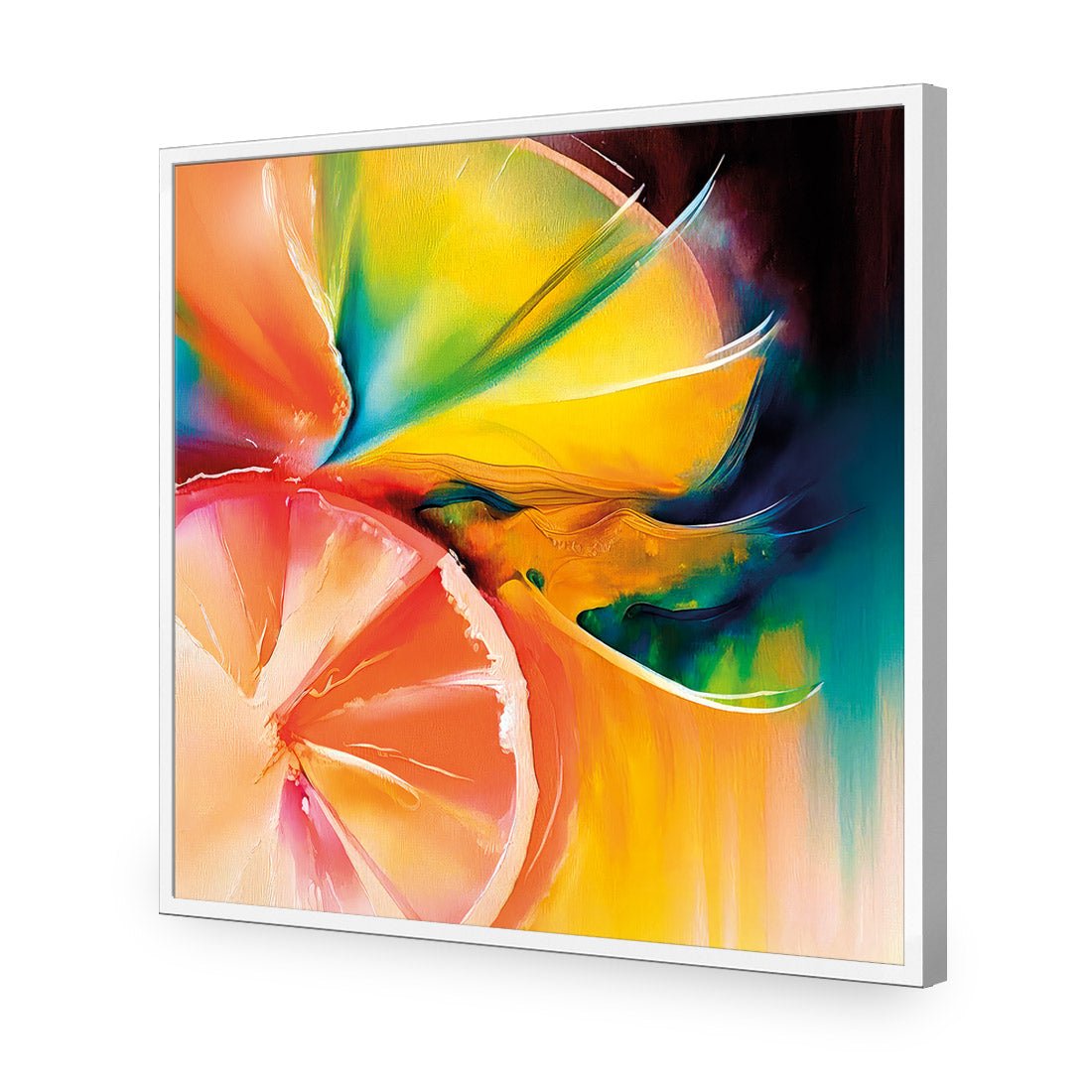 Citrus Burst I - Wall Art Designs - WB_100786_AS_Q CAF_AP - 030 - EDG_37x37_S - 2538 - WHT