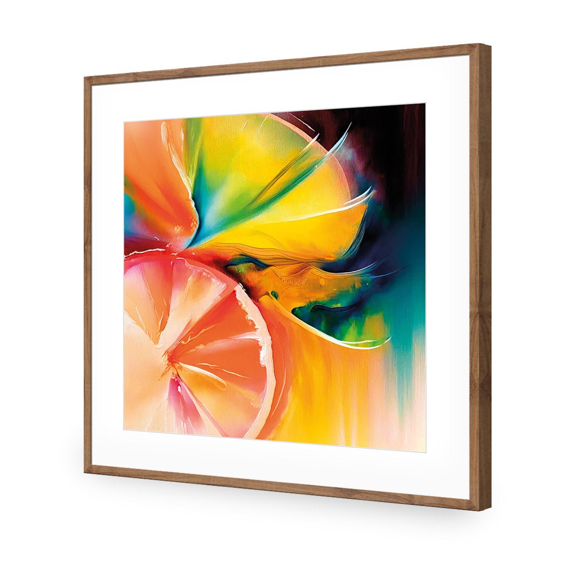 Citrus Burst I - Wall Art Designs - WB_100786_AS_Q CAF_AP - 030 - MAT_37x37_S - 2538 - NAT