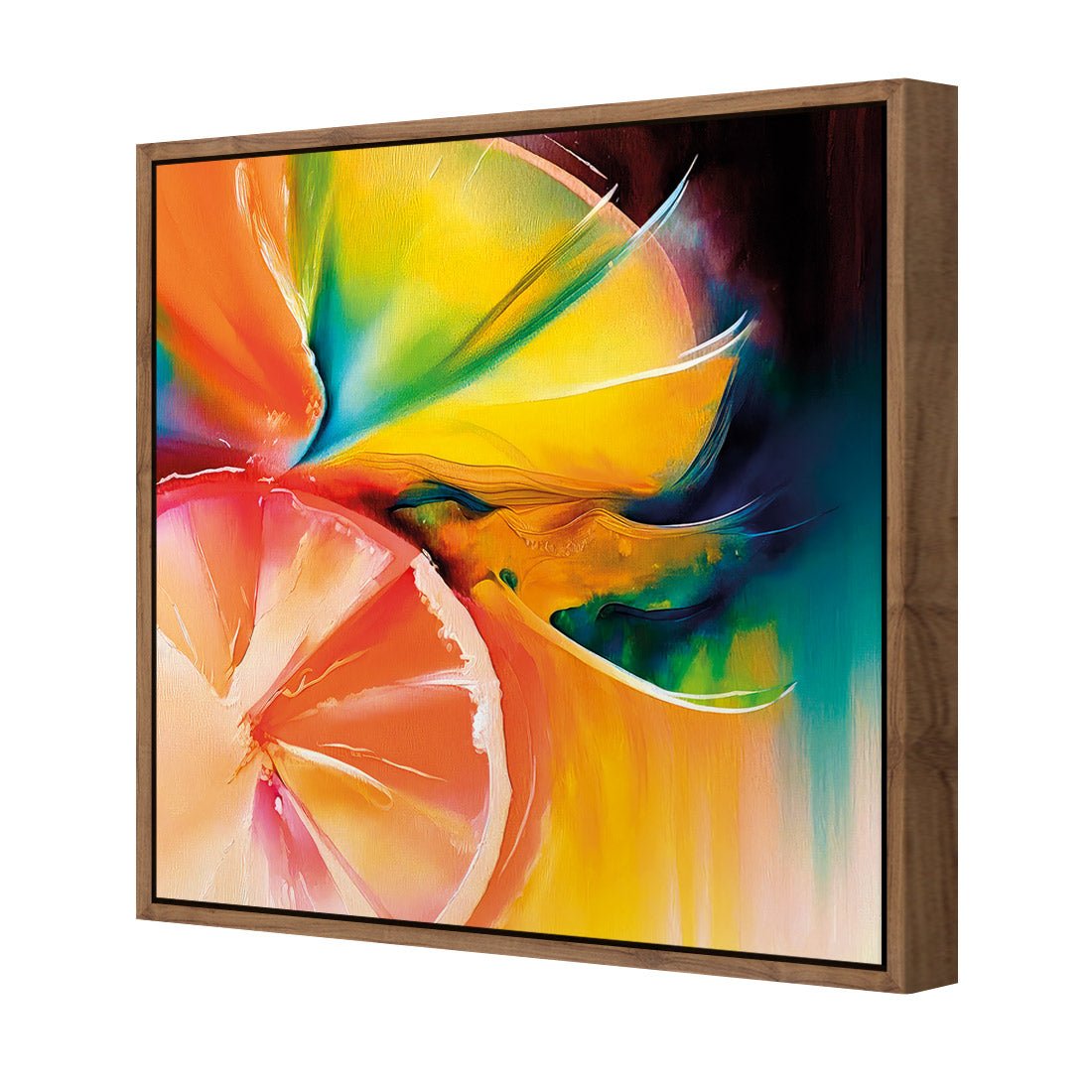 Citrus Burst I - Wall Art Designs - WB_100786_AS_Q CAF_CP - MPY - 260 - M - S - S_37x37_S - 1550 - NAT