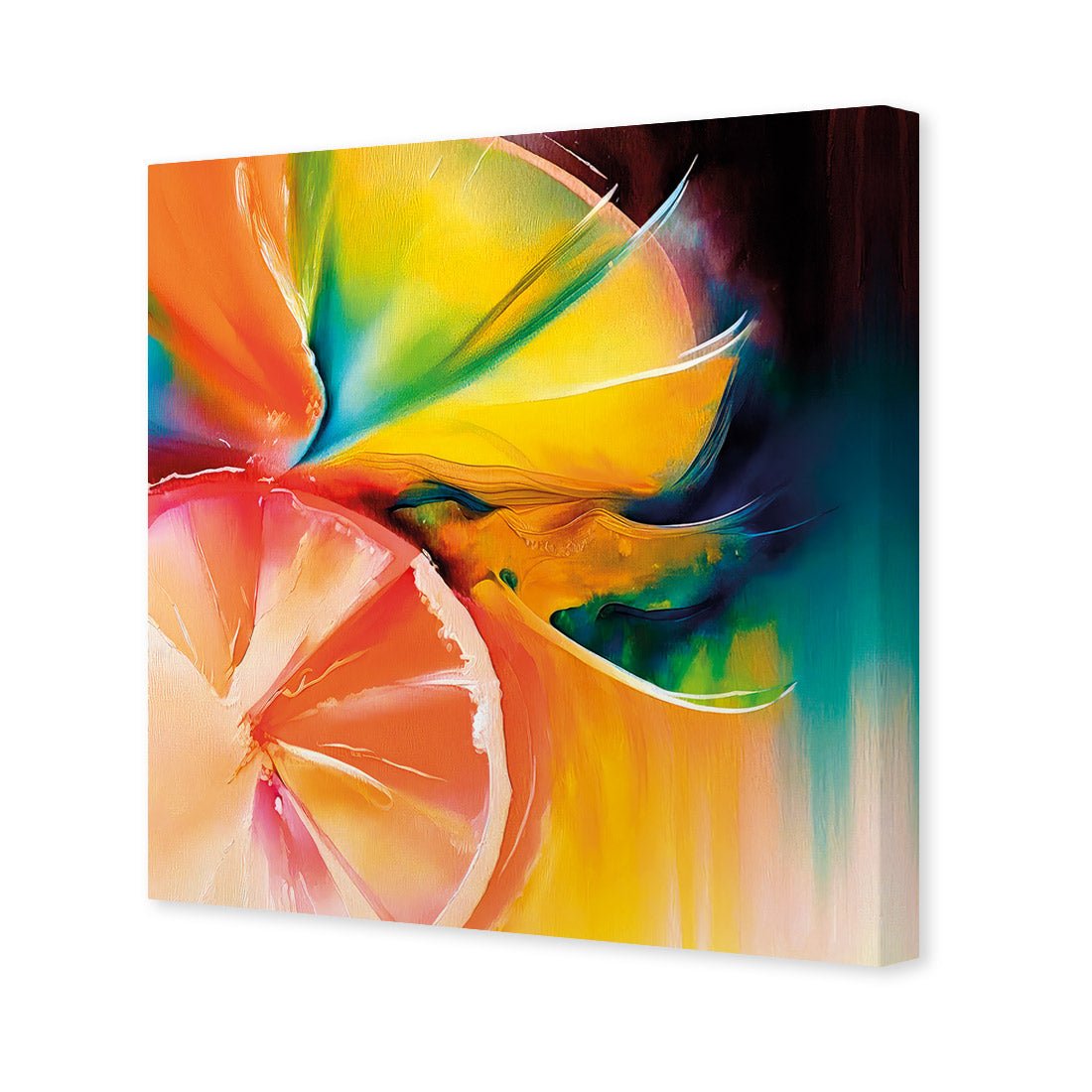 Citrus Burst I - Wall Art Designs - WB_100786_AS_Q CAF_CP - MPY - 260 - M - S - S_37x37_NONE