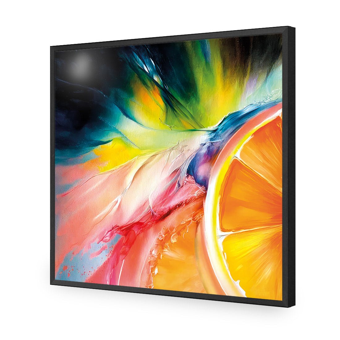 Citrus Burst II - Wall Art Designs - WB_100787_AS_Q CAF_AP - 030 - EDG_37x37_S - 2538 - BLK