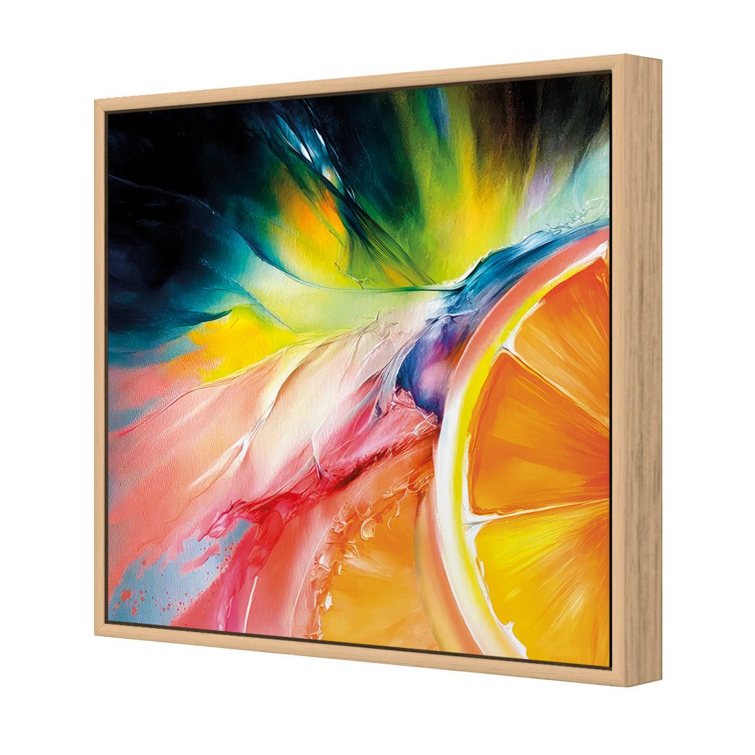 Citrus Burst II - Wall Art Designs - WB_100787_AS_Q CAF_CP - MPY - 260 - M - S - S_37x37_S - 1550 - OAK