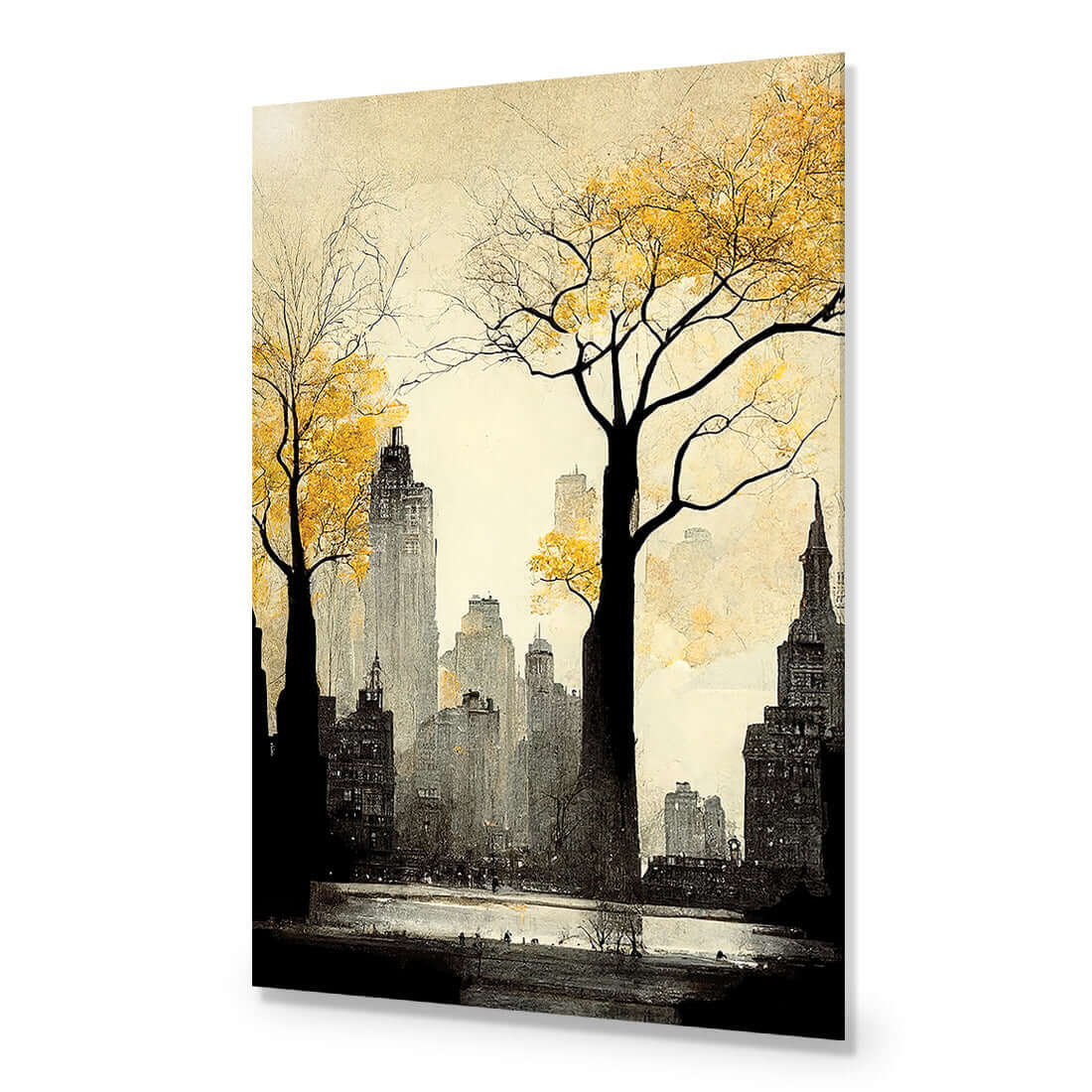 City in Autumn - Wall Art Designs - WH_1021_AR_V WAD_AP - 030 - EDG_45x30_NONE