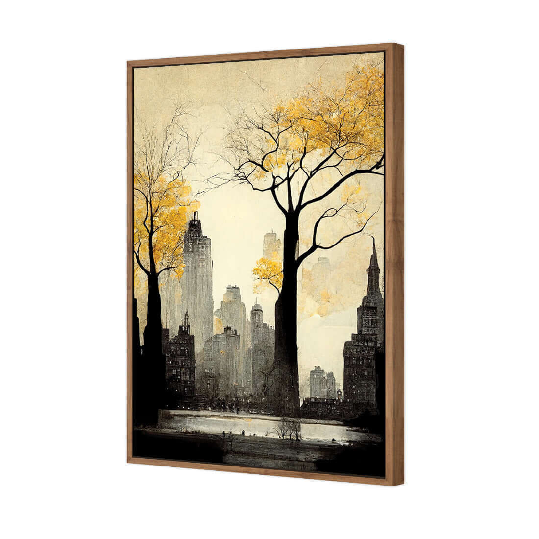 City in Autumn - Wall Art Designs - WH_1021_AR_V WAD_CP - MPY - 260 - M - S - S_45x30_S - 1550 - NAT