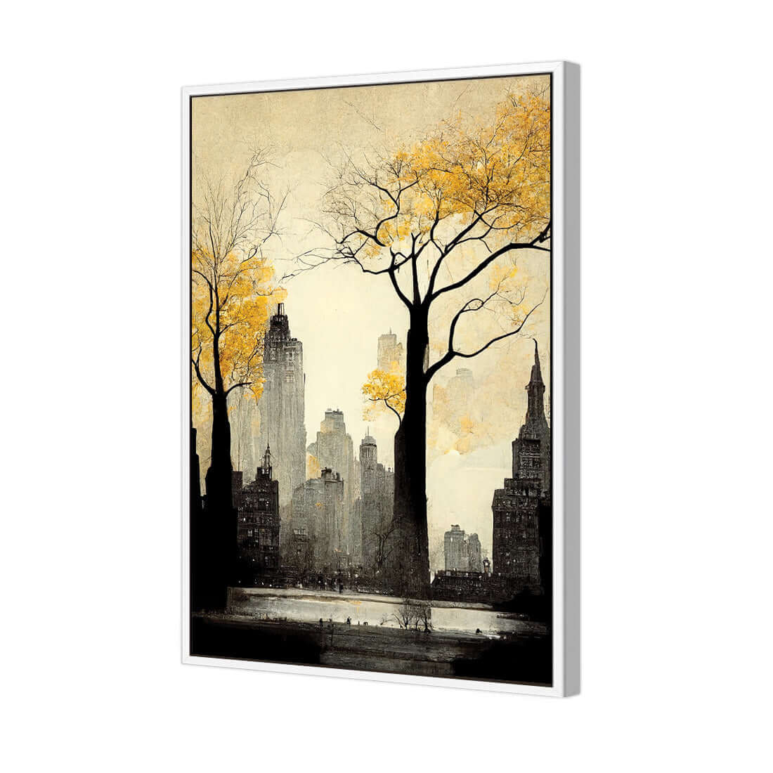 City in Autumn - Wall Art Designs - WH_1021_AR_V WAD_CP - MPY - 260 - M - S - S_45x30_S - 1550 - WHT