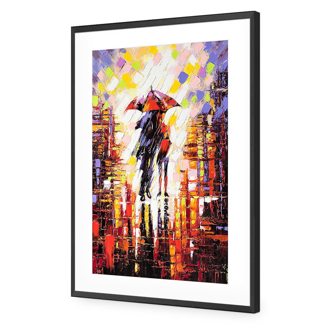City Romance | Standard Acrylic | Flat Frame With Border | Black