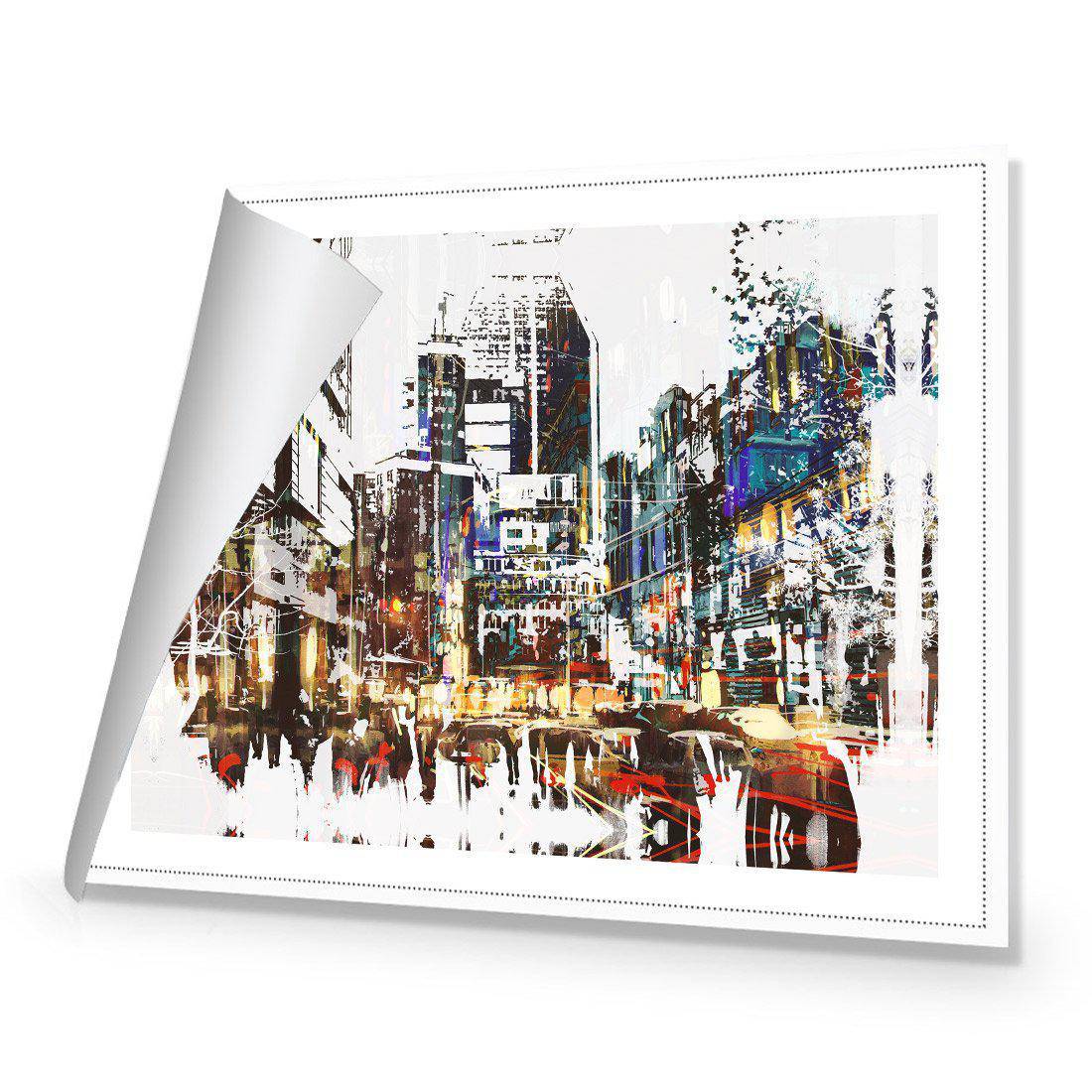 City Walk | Standard Canvas | No Frame | Rolled Canvas
