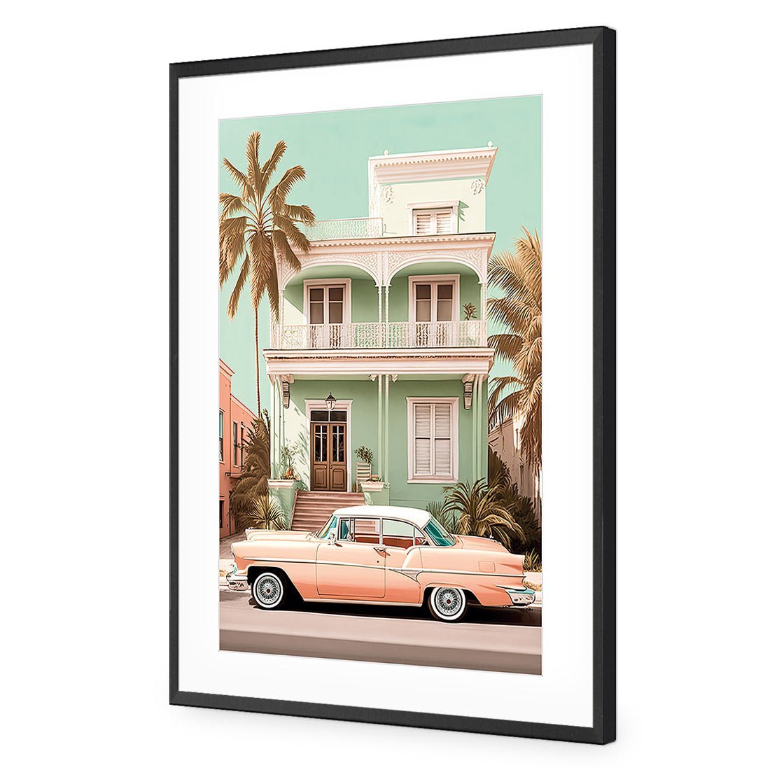 Classic in Peach - Wall Art Designs - WH_1169_AR_V CAF_AP - 030 - MAT_45x30_S - 2538 - BLK