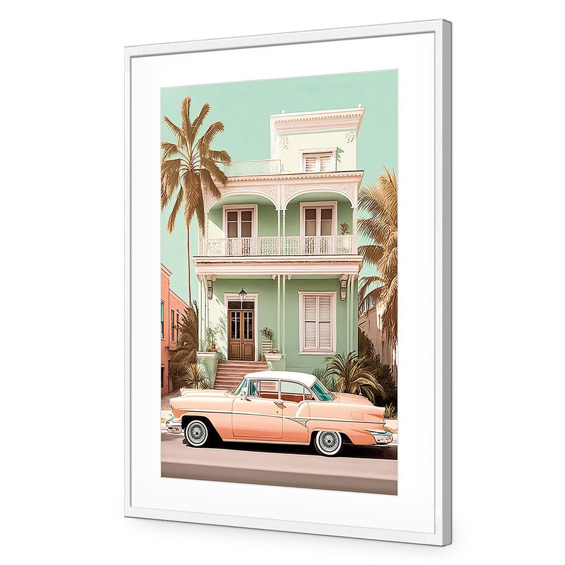 Classic in Peach - Wall Art Designs - WH_1169_AR_V CAF_AP - 030 - MAT_45x30_S - 2538 - WHT