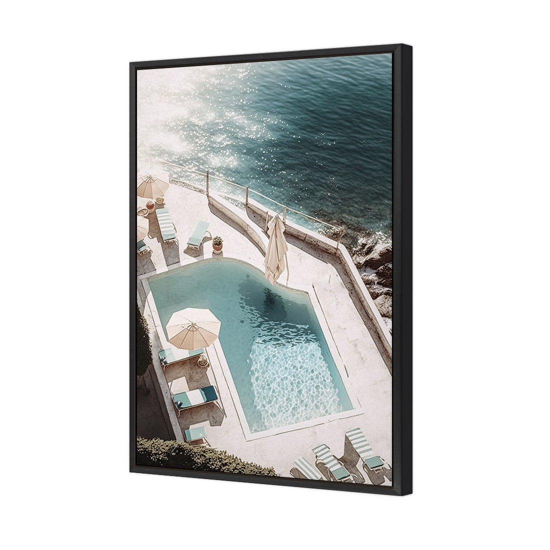 Cliff Poolside - Wall Art Designs - WH_1170_AR_V CAF_CP - MPY - 260 - M - S - S_45x30_S - 1550 - BLK