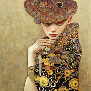 Cloaked in Contemplation | Classic Canvas | No Frame | Stretched Canvas