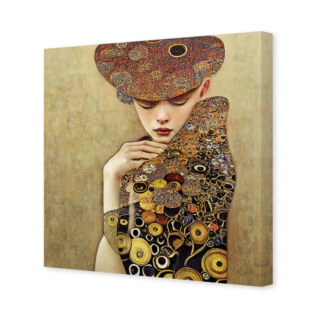 Cloaked in Contemplation | Classic Canvas | No Frame | Stretched Canvas