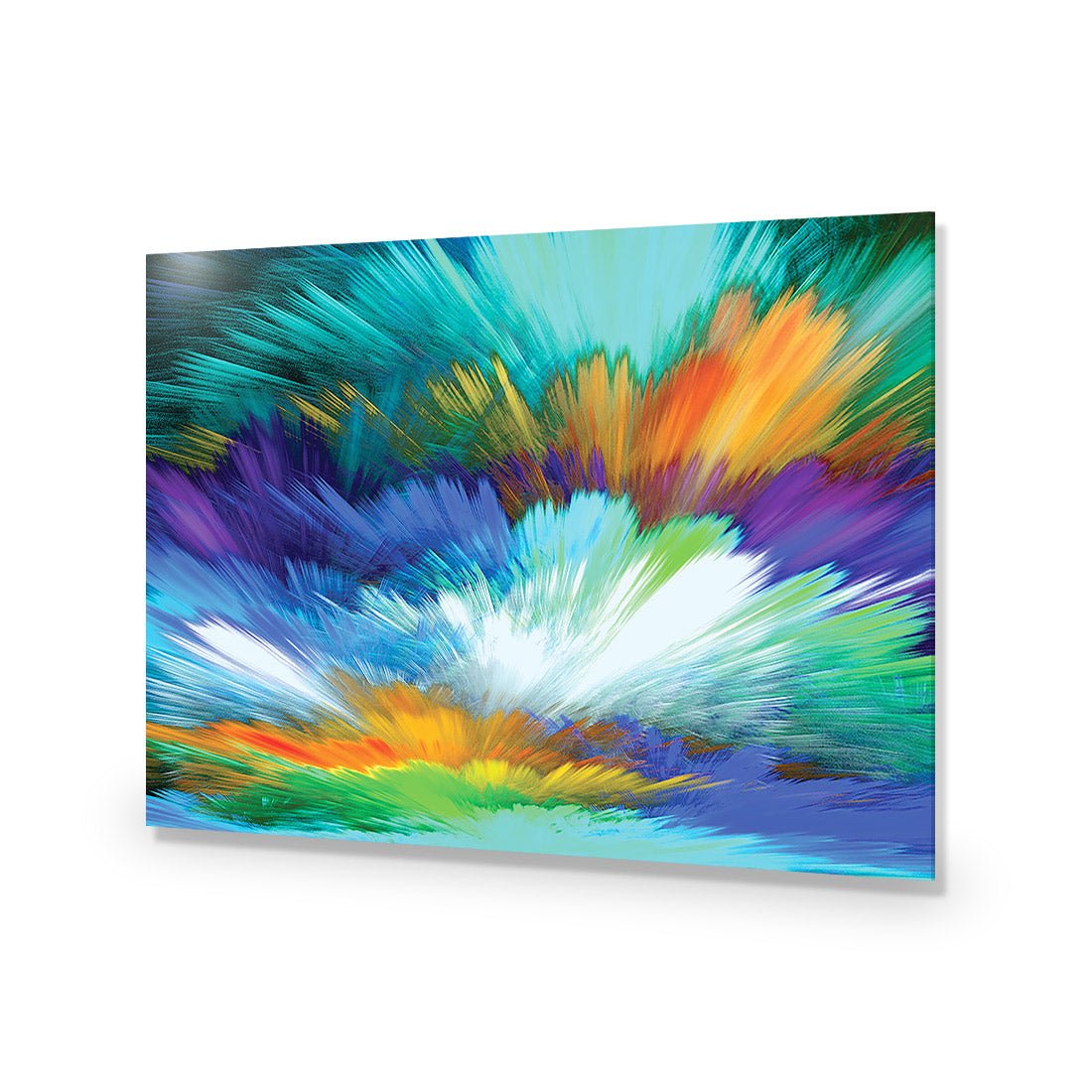 Cloud Explosion, Blue Acrylic Glass Art - Wall Art Designs - 2412_DR_H WAD_AP - 030 - EDG_45x30_NONE