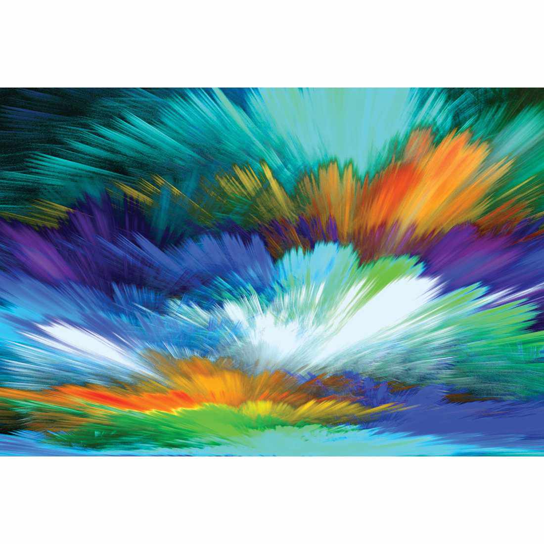 Cloud Explosion, Blue Canvas Art - Wall Art Designs - 2412_DR_H WAD_CP - MPY - 260 - M - S - S_45x30_NONE