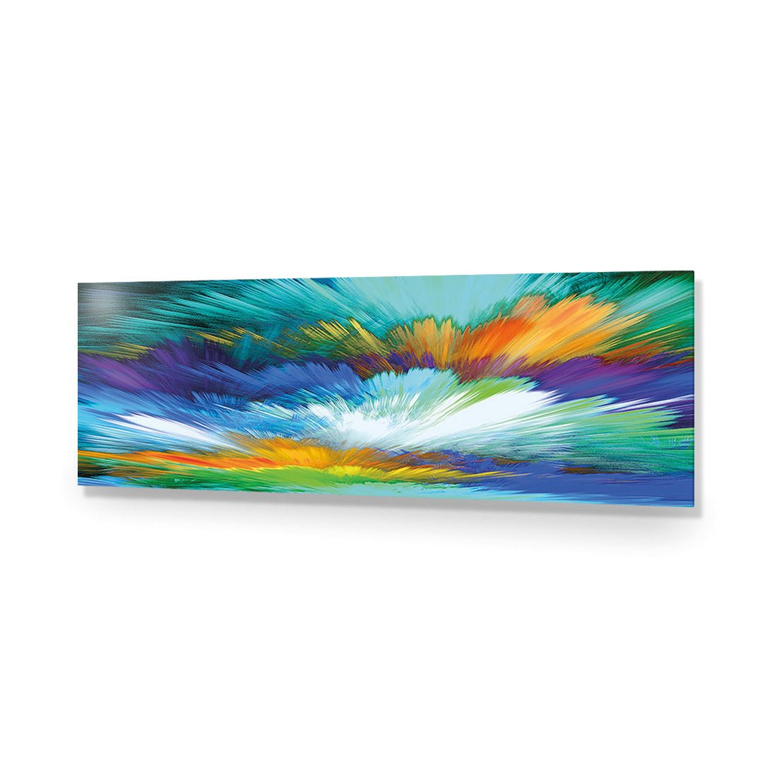 Cloud Explosion, Blue (long) - Wall Art Designs - 2412_DL_H WAD_AP - 030 - EDG_90x30_NONE