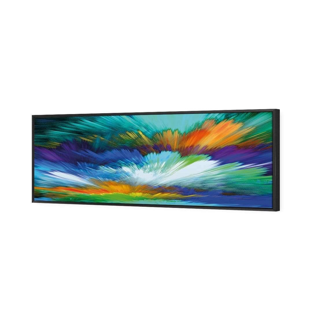 Cloud Explosion, Blue (long) - Wall Art Designs - 2412_DL_H WAD_CP - MPY - 260 - M - S - S_60x20_S - 1550 - BLK