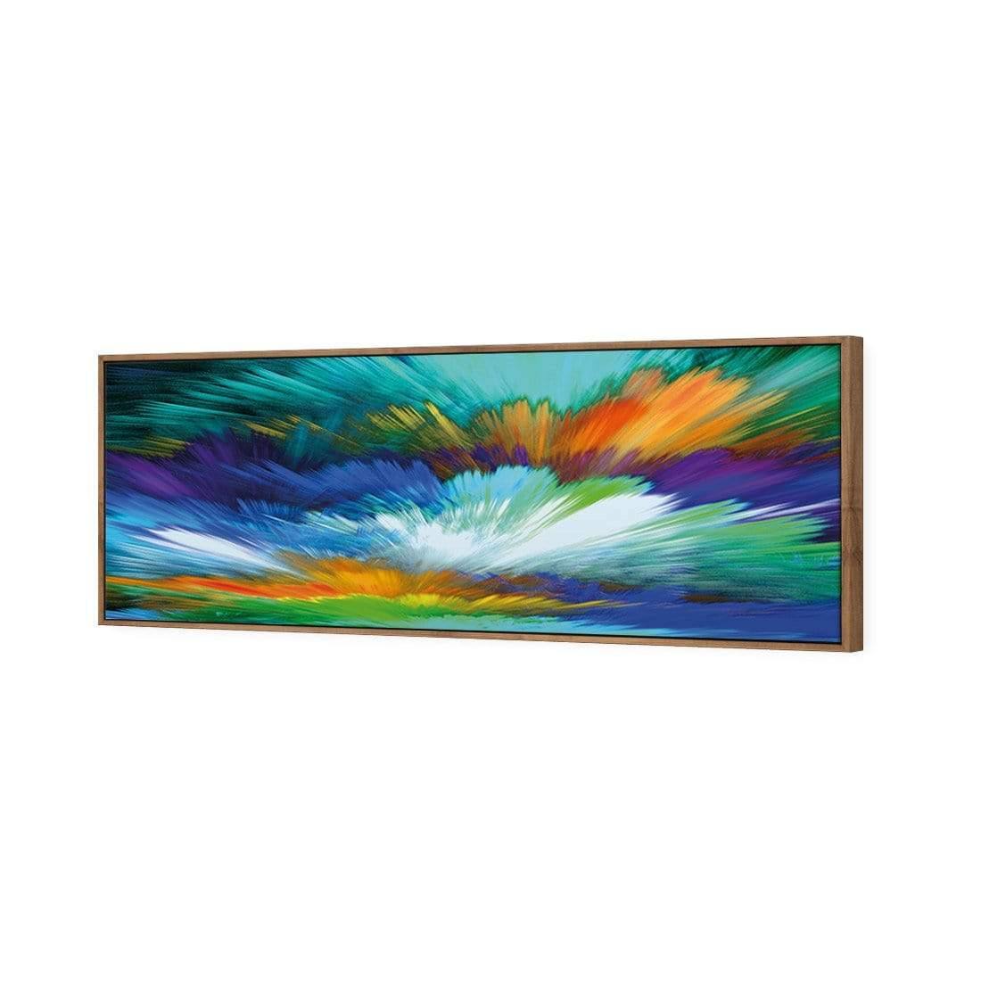 Cloud Explosion, Blue (long) - Wall Art Designs - 2412_DL_H WAD_CP - MPY - 260 - M - S - S_60x20_S - 1550 - NAT