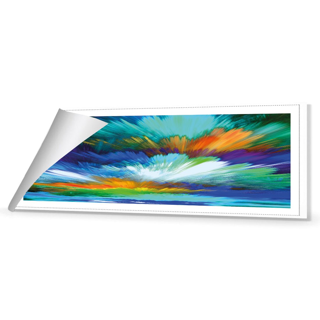 Cloud Explosion, Blue (long) - Wall Art Designs - 2412_DL_H WAD_CP - MPY - 260 - M - R_60x20_NONE