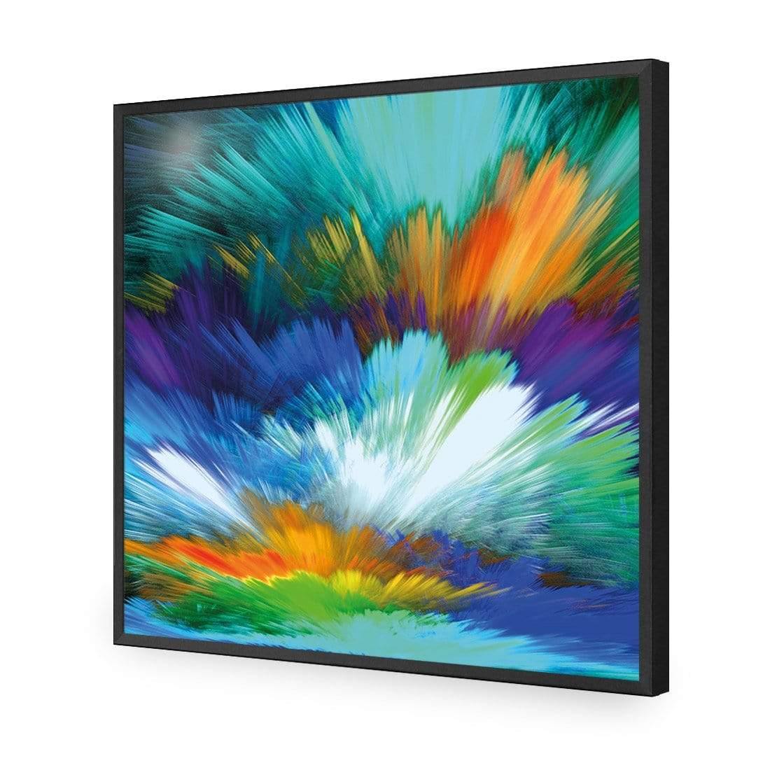 Cloud Explosion, Blue (square) - Wall Art Designs - 2412_DS_Q WAD_AP - 030 - EDG_37x37_S - 2538 - BLK