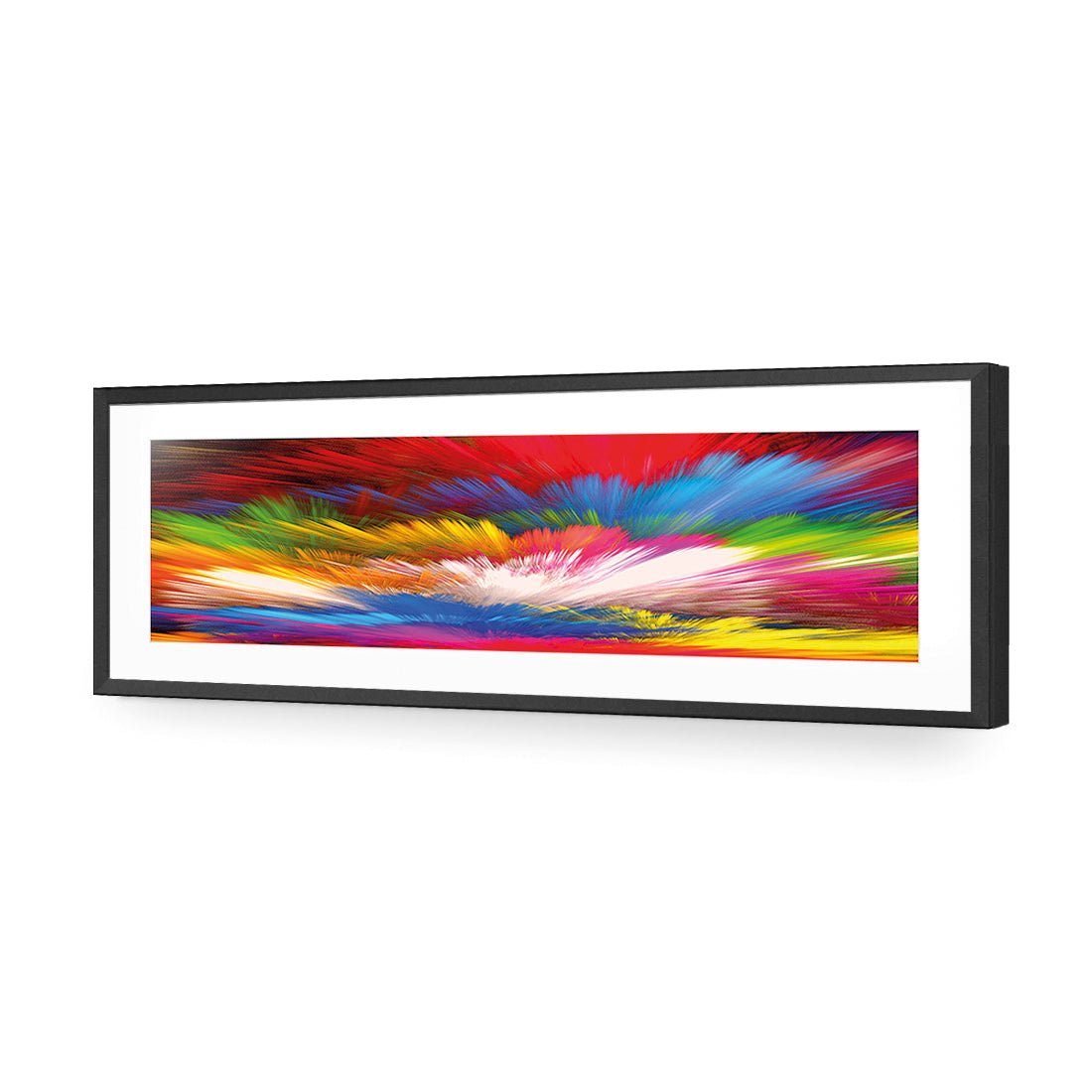 Cloud Explosion (long) - Wall Art Designs - 2412_AL_H WAD_AP - 030 - MAT_90x30_S - 2538 - BLK