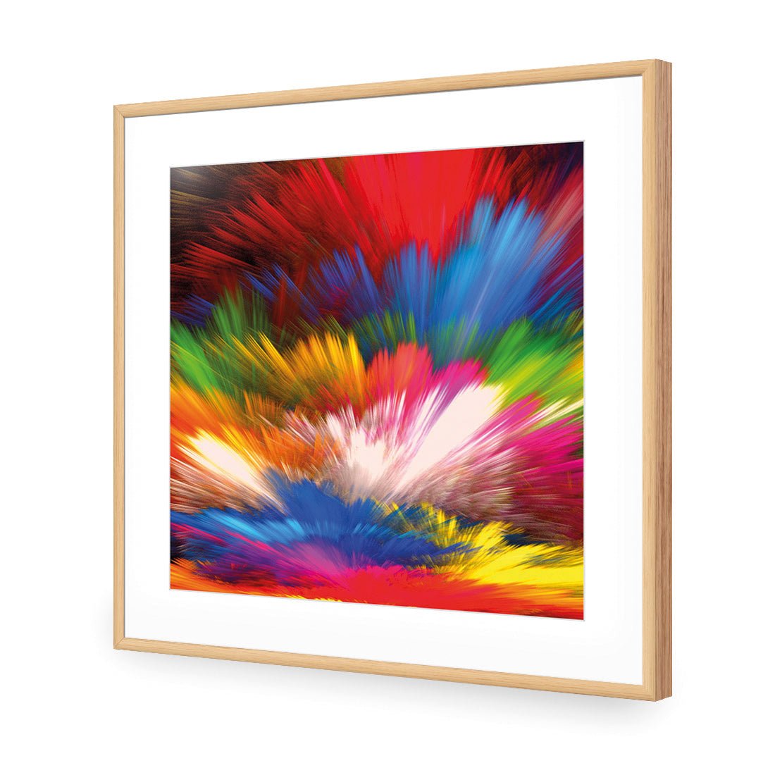 Cloud Explosion (square) - Wall Art Designs - 2412_AS_Q WAD_AP - 030 - MAT_37x37_S - 2538 - OAK