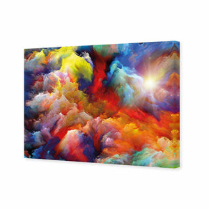 Clouds Of Colour | Standard Canvas | No Frame | Stretched Canvas
