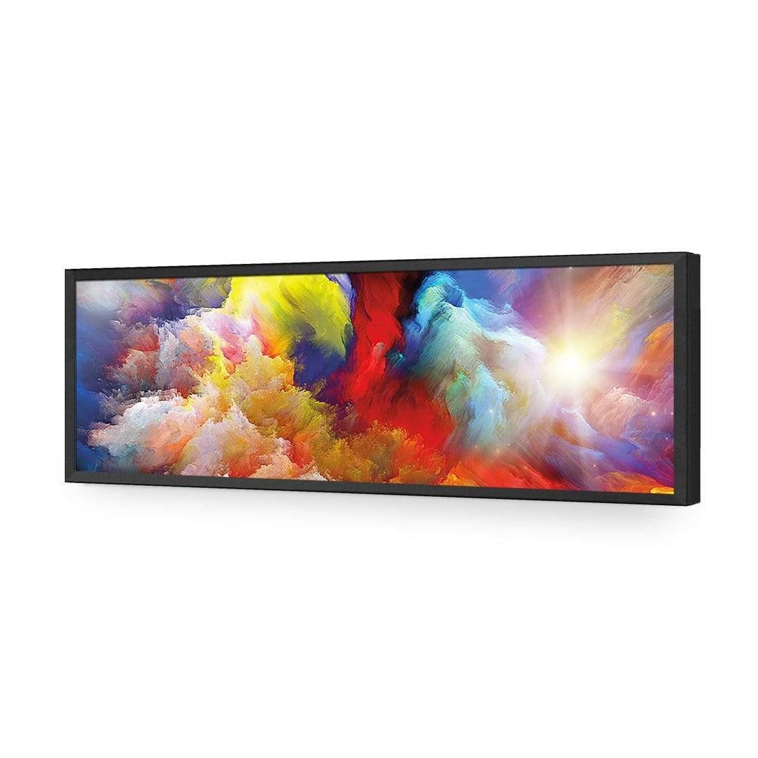 Clouds of Colour (long) - Wall Art Designs - 292_AL_H WAD_AP - 030 - EDG_90x30_S - 2538 - BLK