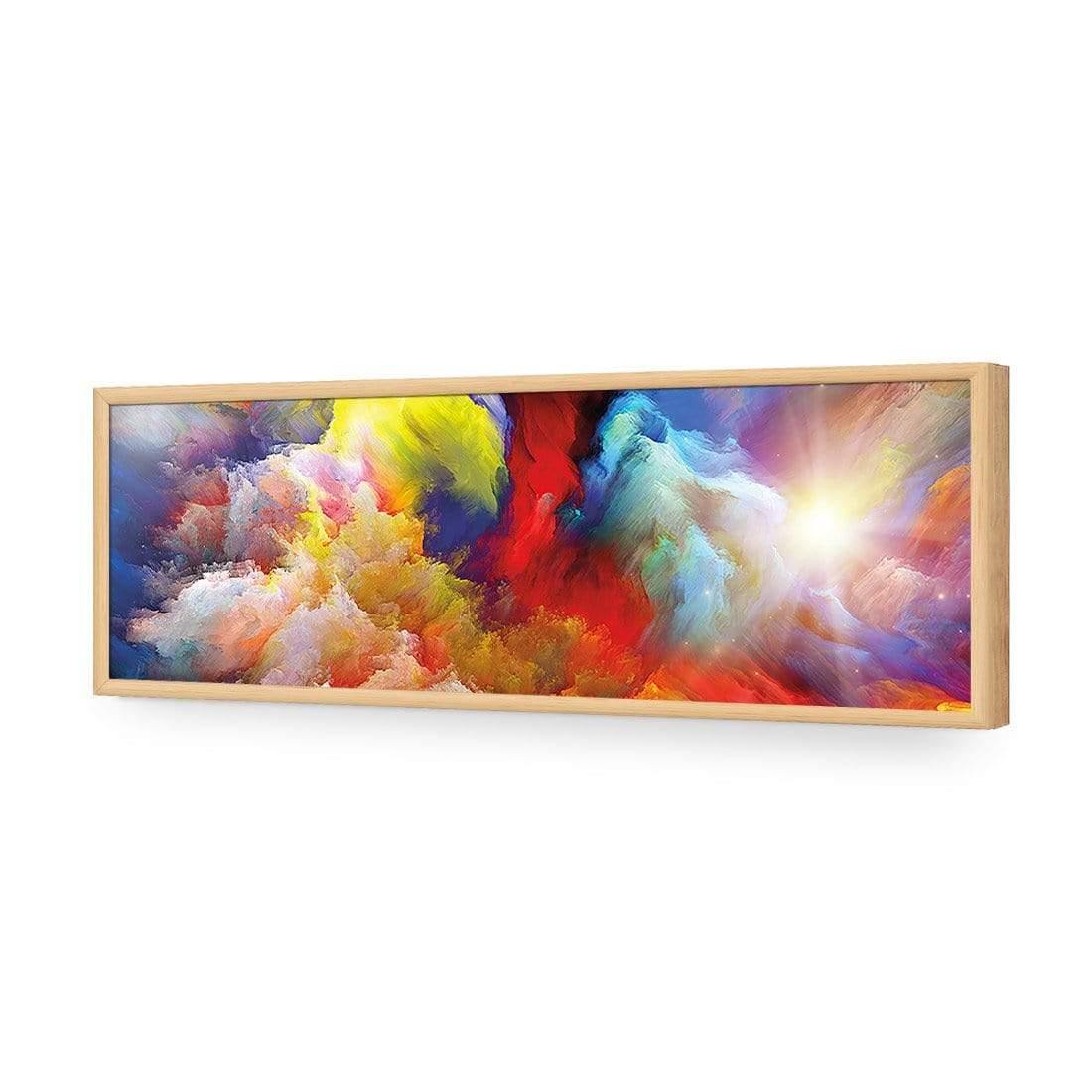 Clouds of Colour (long) - Wall Art Designs - 292_AL_H WAD_AP - 030 - EDG_90x30_S - 2538 - OAK