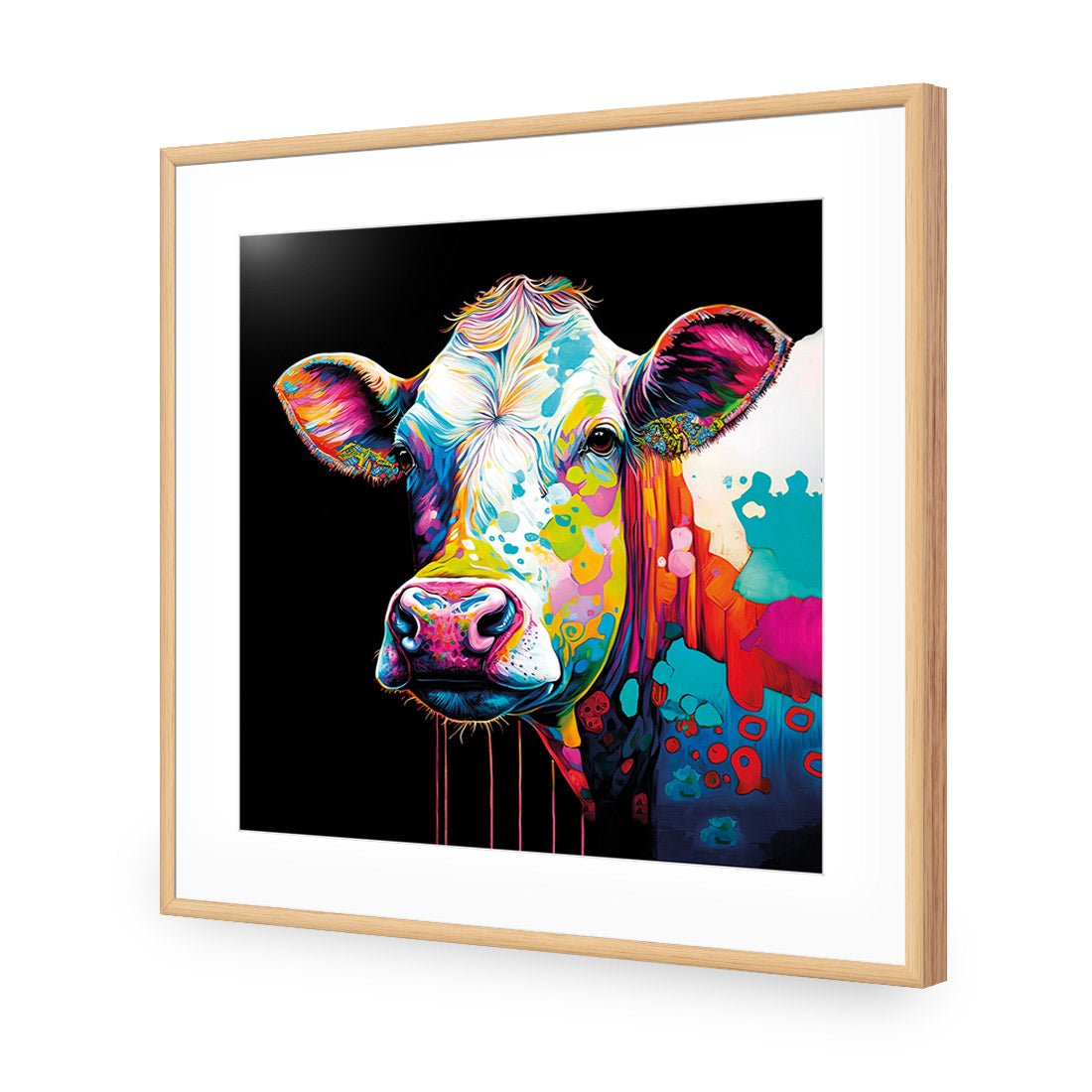 CMY Cow - Wall Art Designs - WB_100276_AS_Q CAF_AP - 030 - MAT_37x37_S - 2538 - OAK