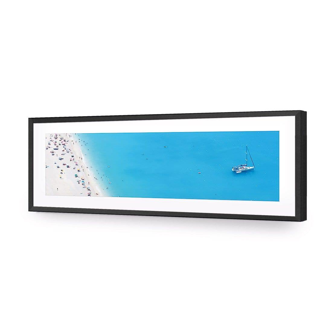 Coastal Heaven from High (Long) - Wall Art Designs - 3062_AL_H WAD_AP - 030 - MAT_90x30_S - 2538 - BLK